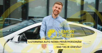 bilde ilgtermiņa auto noma privātpersonām - kad tas ir izdevīgi?