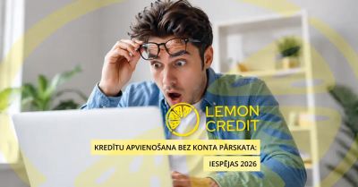 bilde kredītu apvienošana bez konta pārskata: iespējas 2026
