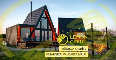 bilde mājokļa kredīts vasarnīcai vai dārza mājai