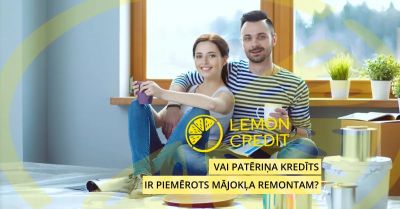 bilde vai patēriņa kredīts ir piemērots mājokļa remontam?