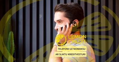 bilde telefoni uz nomaksu ar sliktu kredītvēsturi - vai tas ir reāli?